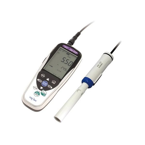 アズワン ポータブル電気伝導率計 Mylana 英語版校正証明書付 MM-41DP-EC 1個 1-7873-21-56（直送品）