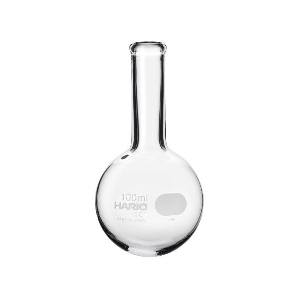 HARIO 丸底フラスコ 100mL 24個入 MF-100 SCI 1箱(24個) 1-8413-22（直送品）
