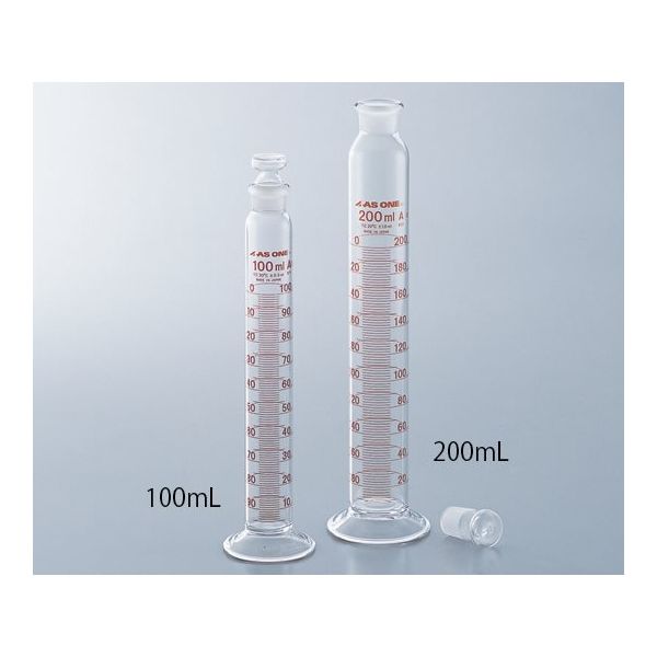 アズワン 有栓メスシリンダー 5mL 中国語版校正証明書付 1-8563-01-57 1個（直送品）