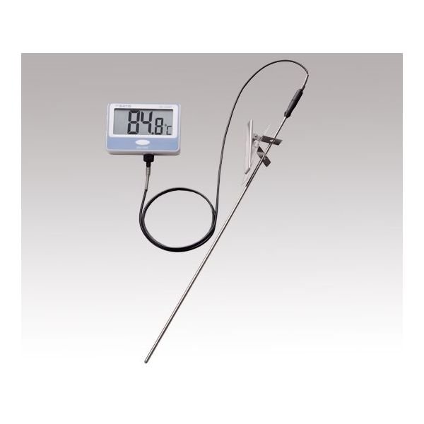 アズワン 壁掛型防水デジタル温度計 中国語版校正証明書付 SK-100WP 1台 2-3496-01-57（直送品）