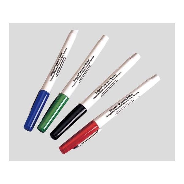 サーモフィッシャーサイエンティフィック クライオマーカー 赤・緑・青・黒×各1本 6313-0010JP 1セット 2-9183-11（直送品）