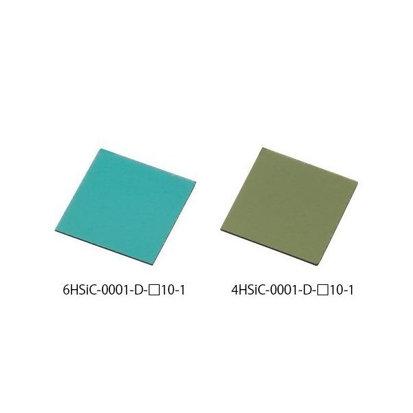 クリスタルベース SiC基板 4HーSiC 5枚入 4HSiC-05-0001-D- 10-5 1箱(5枚) 4-2135-12（直送品）