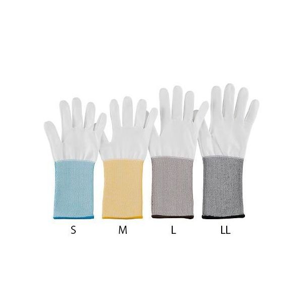 アズワン アズツール耐切創ロング手袋（レベル3・コート無）