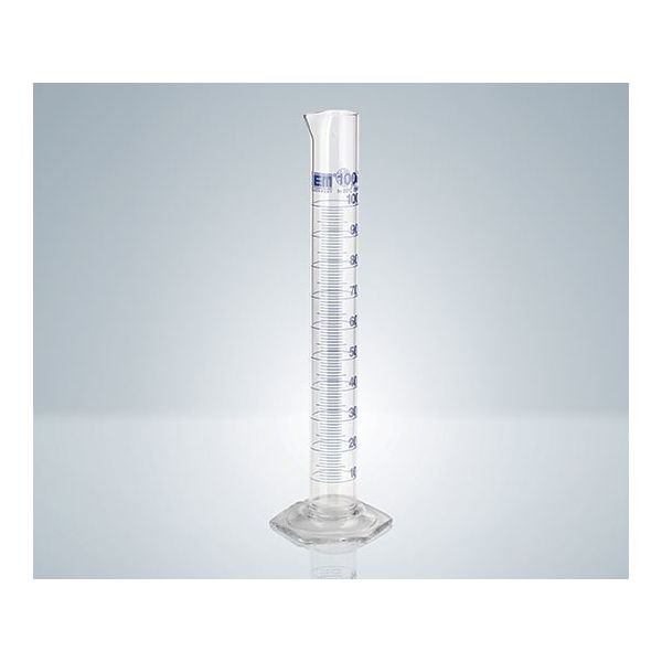 アズワン EMユーロメスシリンダー 10mL 中国語版校正証明書付 5-5360-01-57 1個（直送品）