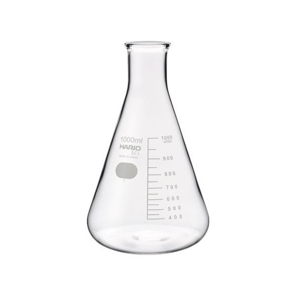 HARIO 三角フラスコ 1000mL 6個入 SF-1L SCI 1箱(6個) 6-017-26（直送品）