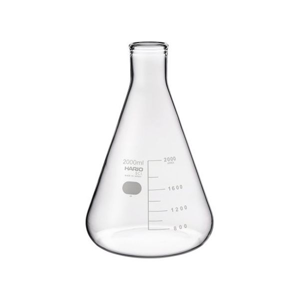 HARIO 三角フラスコ 2000mL 6個入 SF-2L SCI 1箱(6個) 6-017-27（直送品）