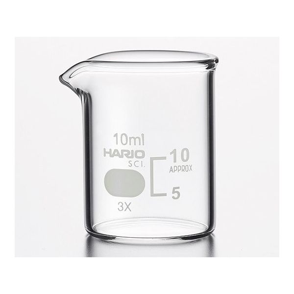 HARIO ビーカー 10mL 144個入 B-10 SCI 1箱(144個) 6-214-42（直送品）