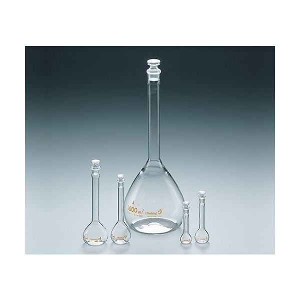 アズワン メスフラスコ 白 1000mL 英語版校正証明書付 CL2030-13 1個 61-0058-56-56（直送品）