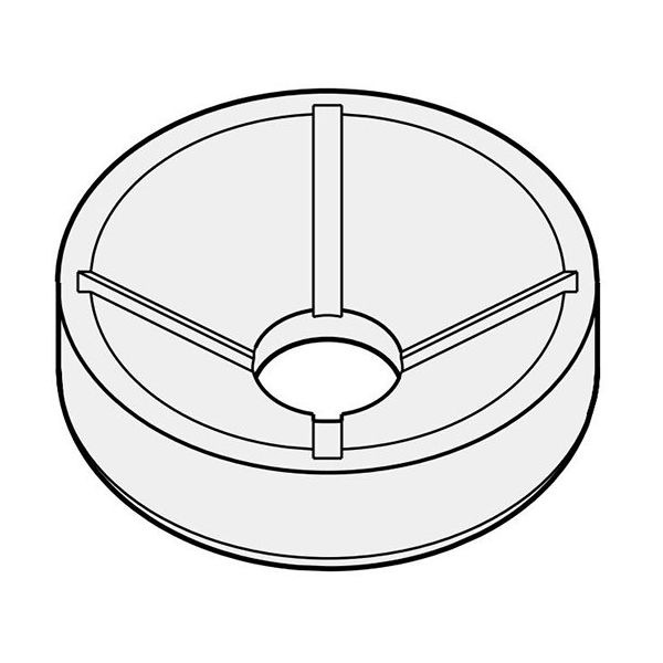 エッペンドルフ・ハイマック・テクノロジーズ アダプター 85mL×1 Aー4ー38用 丸型バケット装備 5702 718.009 1セット（直送品）