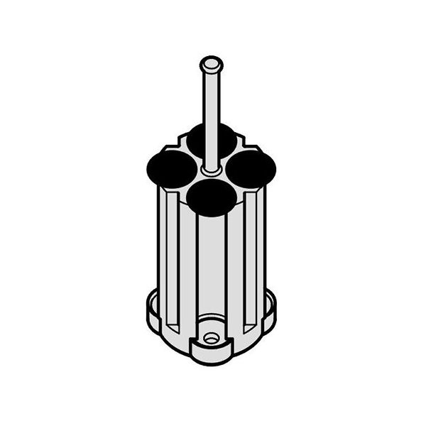 アダプター 2.6ー7mL×4 Aー4ー38用 丸型バケット装備 5702 719.005 1セット（直送品）