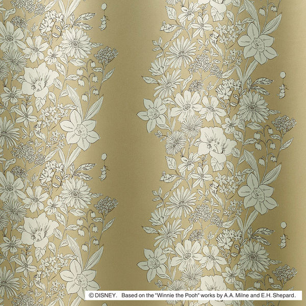 スミノエ DISNEY セミオーダー カーテン プー パルテール 3000×1050mm ベージュ １セット(2枚入)（直送品） 28,020円