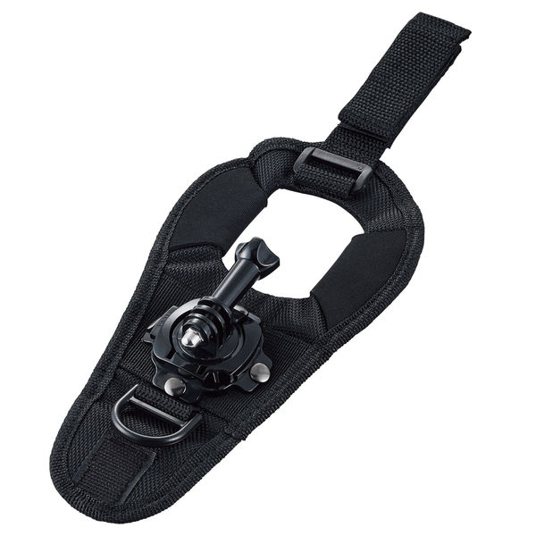 GoPro 用 アクセサリー ハンドマウント 手の甲取り付け 手袋使用時装着可 ブラック AC-MBHA01BK エレコム 1個（直送品）