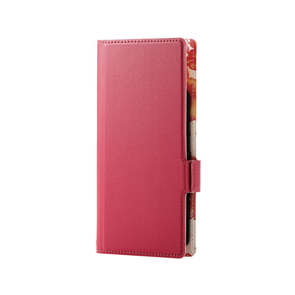 スマホケース 汎用 マルチケース Sサイズ レザー 手帳型 ディープピンク P-04PLFUSJPND エレコム 1個（直送品）