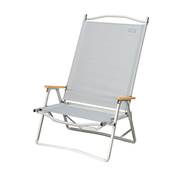 ミ*ク様 新品　コールマン フォールディングチェアワイド　グレー　2脚セット　グ コールマン フォールディングチェアワイド グレー 2000038847 1