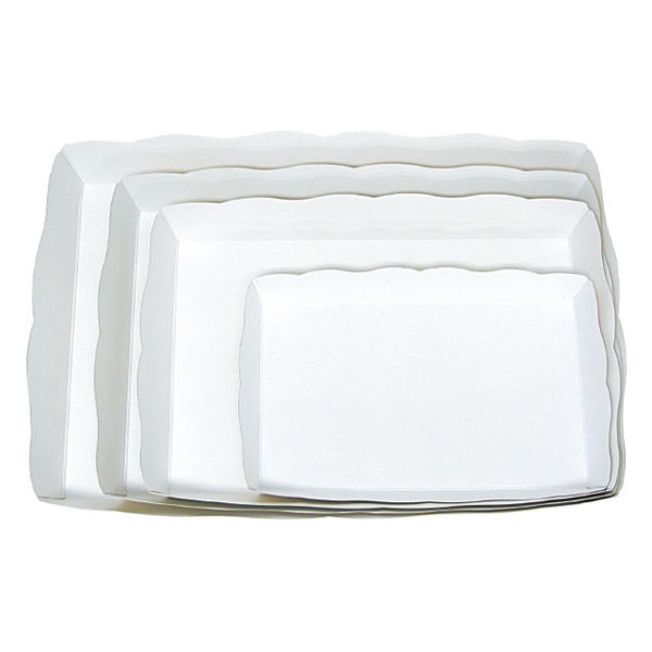 ヤマニパッケージ サーフトレー M 600枚(50×12) 10-121 1ケース(600枚入(50枚×12袋))（直送品）