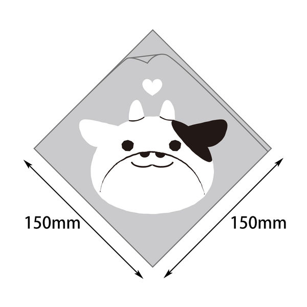 ヤマニパッケージ シュー袋 ウシ 150角 5000枚(100×50) 10-258 1ケース(5000枚入(100枚×50袋))（直送品）