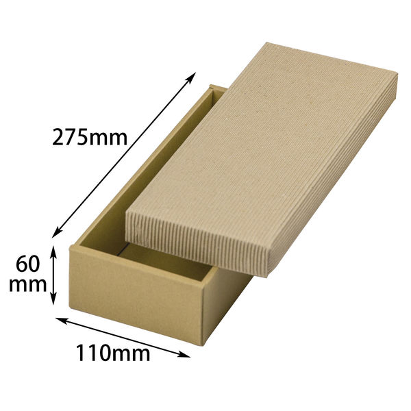 ヤマニパッケージ ナチュラルBOX7号ヒモ無 100枚 16-12N 1ケース(100枚入)（直送品）