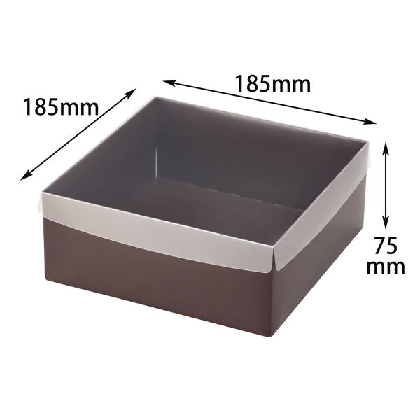 ヤマニパッケージ Cスクエア75(L) 100枚 16-123 1ケース(100枚入)（直送品）