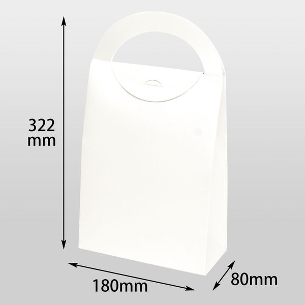 ヤマニパッケージ ハンディースリムBOX 3L 白 200枚(10×20) 16-328（直送品）