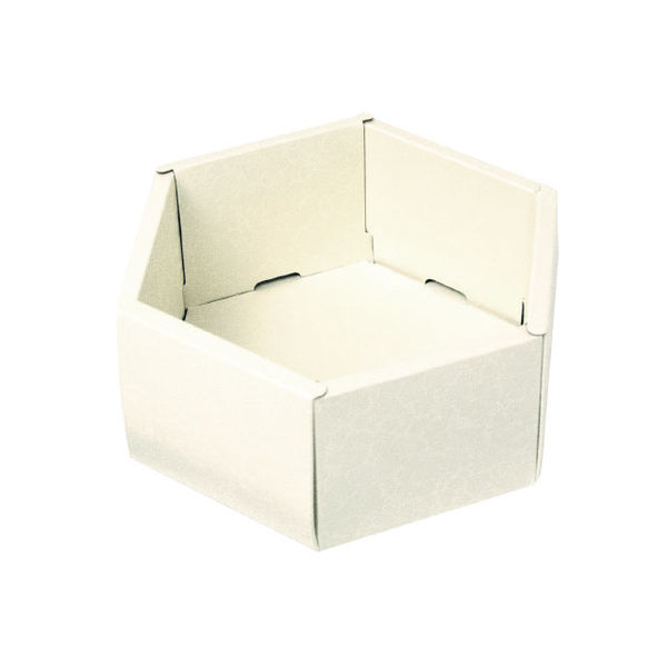 ヤマニパッケージ 19-610K 六角(小)紅白 200枚(100×2) 1ケース(200枚入(100枚×2袋))（直送品）