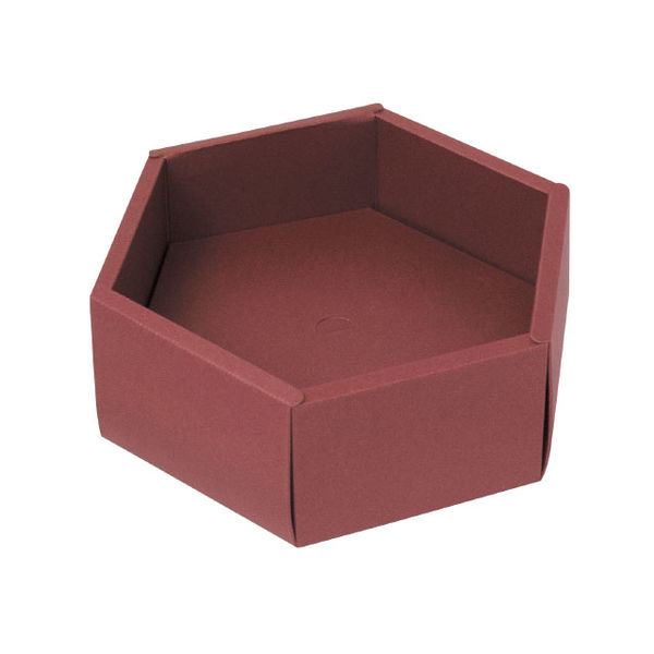 ヤマニパッケージ 19-611A 六角(大)あずき 100枚 1ケース(100枚入)（直送品）