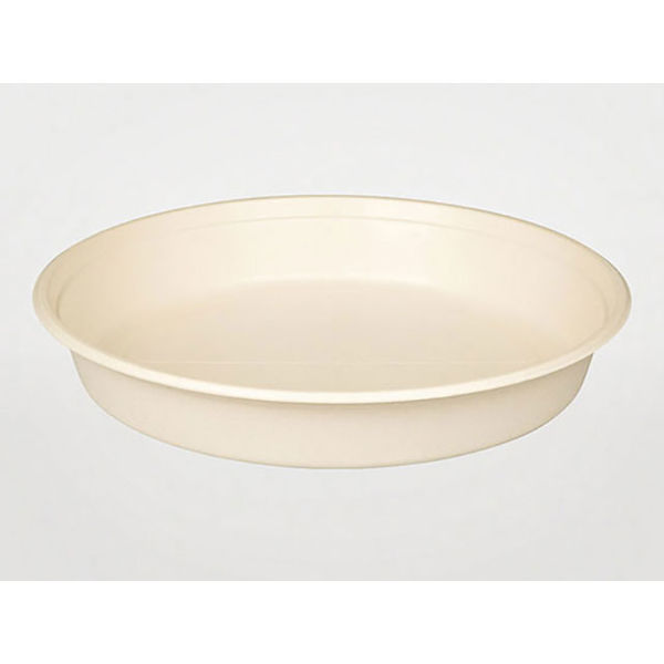 エコ容器 BB竹バガス 丸桶3 ラミパルプモールド 寿司桶 本体 2人前 クラフト色 160枚(10×16) 654437（直送品）