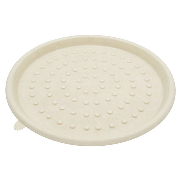 パックスタイル エコ容器 WB麦バガスピザ10インチ パルプモールド ピザ容器 クラフト色