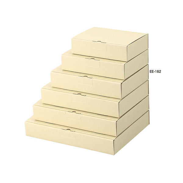 ヤマニパッケージ EE-182 宅送用ギフト箱 5cm 100枚(25×4) 1ケース(100枚入(25枚（直送品）