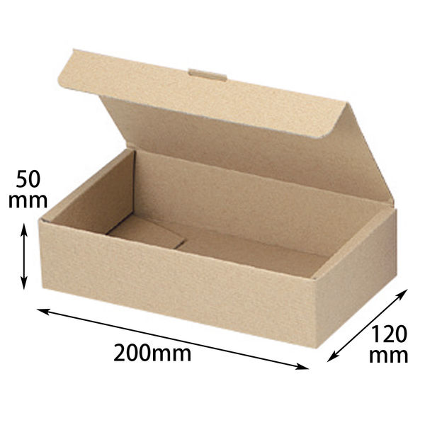 ヤマニパッケージ EE-220本麻ワンタッチ箱5cm　100枚(25×4)（直送品）