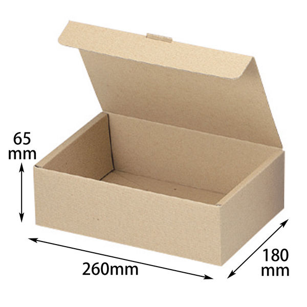 ヤマニパッケージ EE-225本麻ワンタッチ箱6.5cm　100枚(25×4)（直送品）