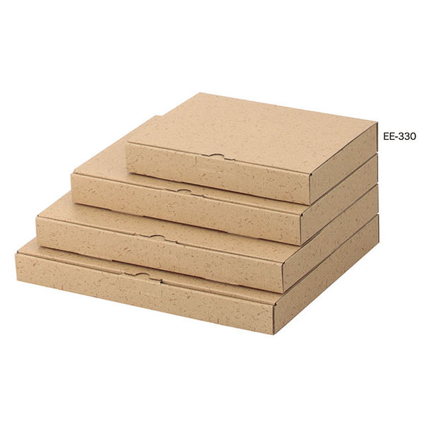 ヤマニパッケージ EE-330 カル段組立式 3cm 100枚(25×4) 1ケース(100枚入(25枚×4袋))（直送品）