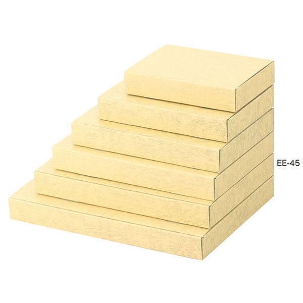 ヤマニパッケージ EE-45 お好み箱1枚の組立式 4cm 100枚(50×2) 1ケース(100枚入(50枚×2袋))（直送品）