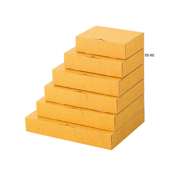 ヤマニパッケージ EE-62 お好み箱1枚の組立式 6cm 200枚(50×4) 1ケース(200枚入(50枚×4袋))（直送品）