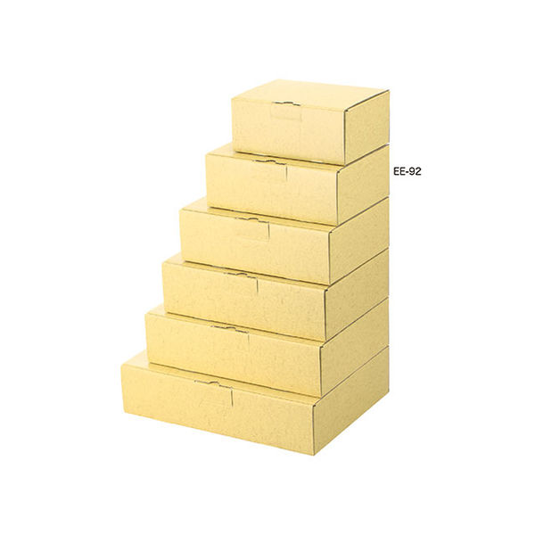 ヤマニパッケージ EE-92 お好み箱1枚の組立式 9cm 100枚(50×2) 1ケース(100枚入(50枚×2袋))（直送品）