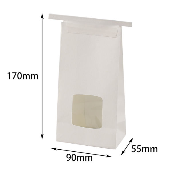 ヤマニパッケージ キャンディーパック ホワイトS 200枚(50×4) YOH-413 1ケース(200枚入(50枚×4袋))（直送品）