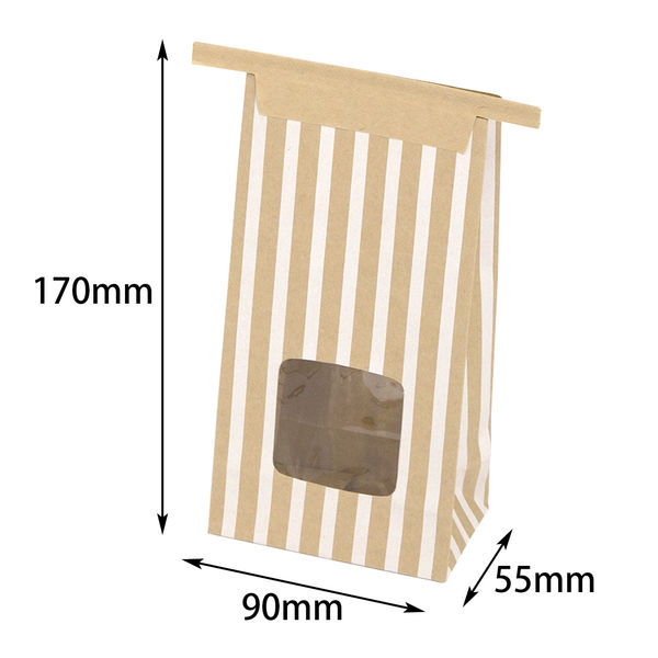 ヤマニパッケージ キャンディーパック ストライプS 200枚(50×4) YOH-390 1ケース(200枚入(50枚×4袋))（直送品）