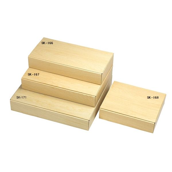 ヤマニパッケージ SK-171 ウッドボックス(内側はっ水) LL 100枚(50×2) 1ケース(100枚入(50枚×2袋))（直送品）