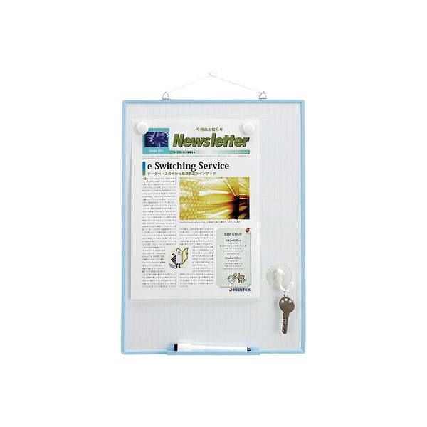 ジョインテックス 方眼入ホワイトボードＭ付青20枚B118J-B2 B118J-B20 1箱（直送品）