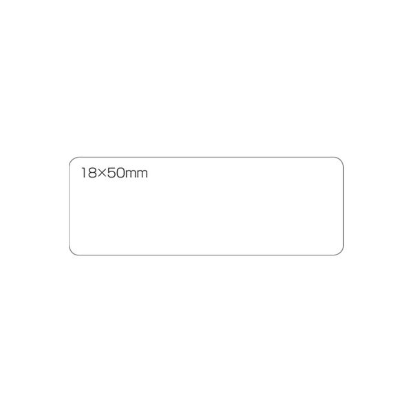 ジョインテックス 白無地ラベル強粘着18×50(120片×5)B558J-5　10セット（直送品）