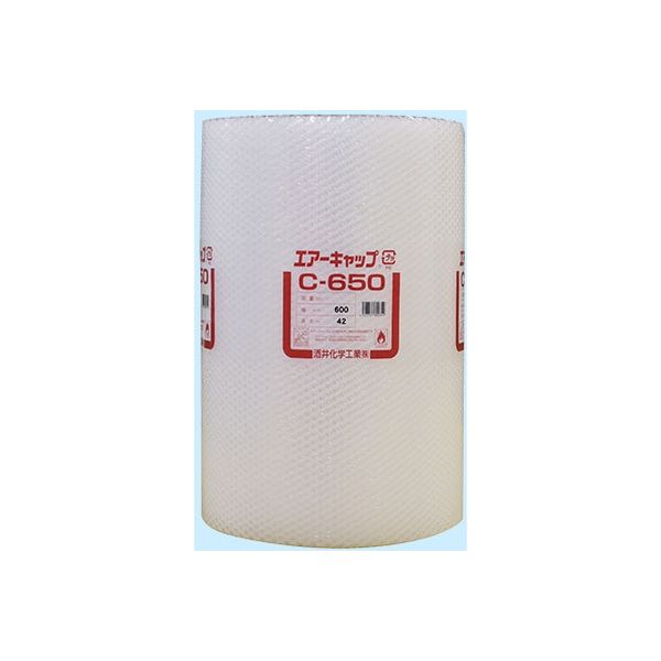 酒井化学工業 エアークッションハードタイプC650 600mm　5巻（直送品）