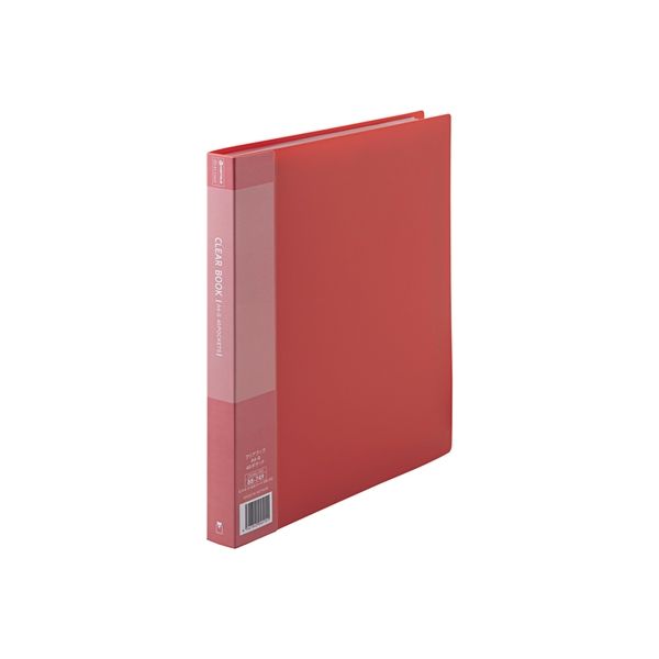 ジョインテックス クリアーブック40P A4S赤10冊 D048J-10RD　1箱（直送品）