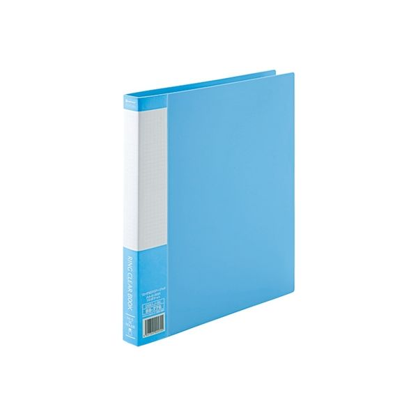 ジョインテックス リング式クリアーブック 青10冊 D051J-10BL 1セット(5箱)（直送品）