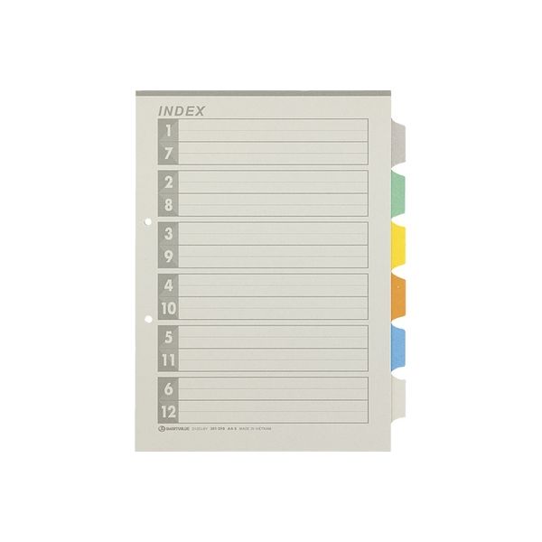 ジョインテックス 再生インデックスA4S6色6山100組D137J-6Y10　1箱（直送品）