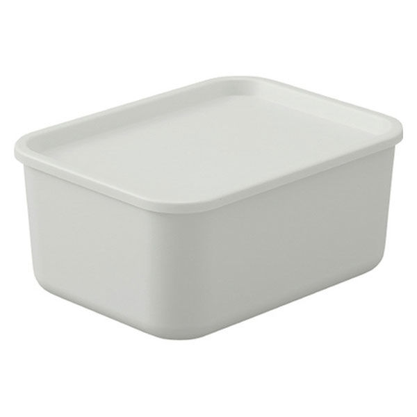 アイリスオーヤマ フタ付き積み重ねボックス29 グレー FTB-29 1セット(3個)（直送品）