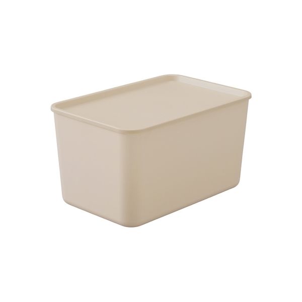 アイリスオーヤマ フタ付き積み重ねボックス45D ピンク FTB-45D 1セット(3個)（直送品）