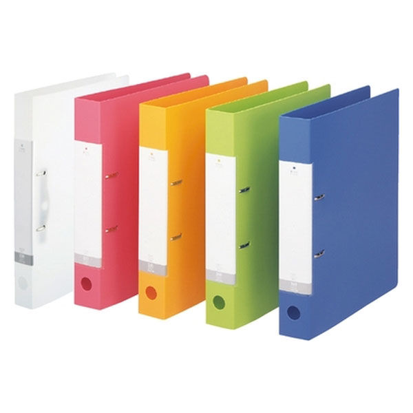 リヒトラブ Ｄ型リングファイルG2230-1 A4Sクリヤ10冊　1セット（直送品）