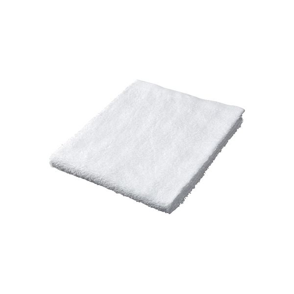 ジョインテックス カラータオル5枚入 ホワイト N108J-WH 1セット(10パック)（直送品）