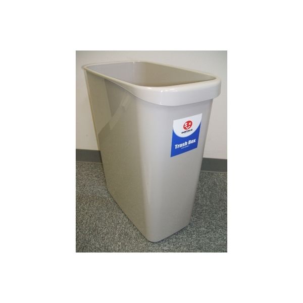 ジョインテックス 持ち手付きゴミ箱角型18L グレー N156J-G5 1セット(5セット)（直送品）