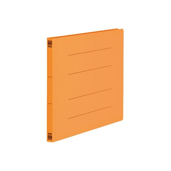 プラス PPフラットファイルA4E No.122P OR 10冊 1セット(3パック)（直送品）