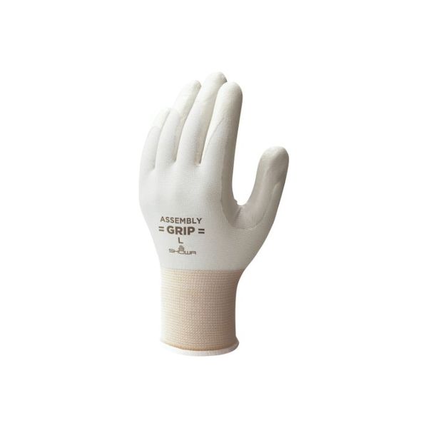 ショーワグローブ 簡易包装組立グリップ 10双 L/グレー NO370-L10P 1パック（直送品）